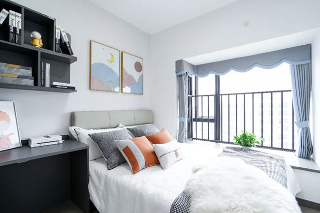 82㎡三居室，打造多能實用性玄關(guān)，打造效率型生活居所